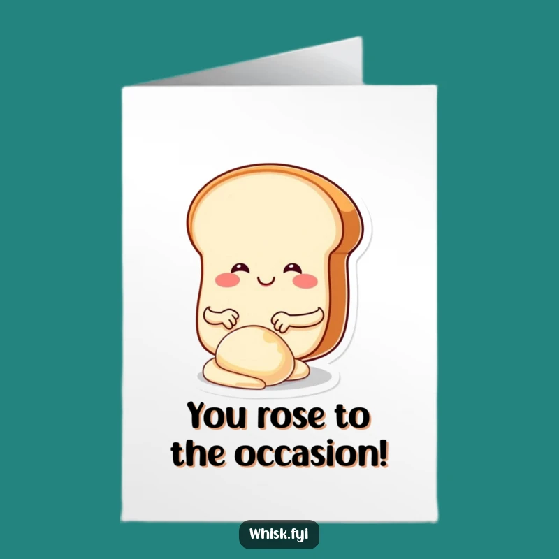 Free Printable Congrats Card: Bread Baker - Joyful Downloadable Gift!