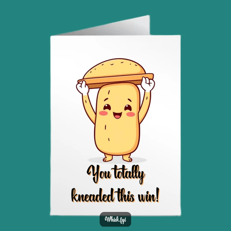 Free Printable Baguette Congratulations Card: Funny Baker Downloadable!