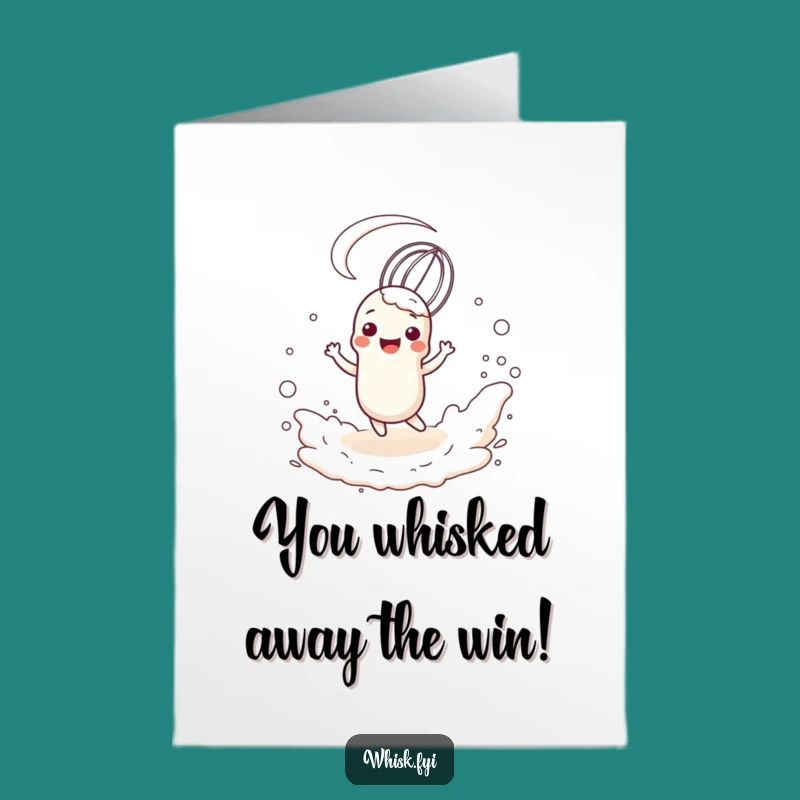 Free Printable Congrats Card: Whisk Wizard - Cheerful Downloadable Gift!