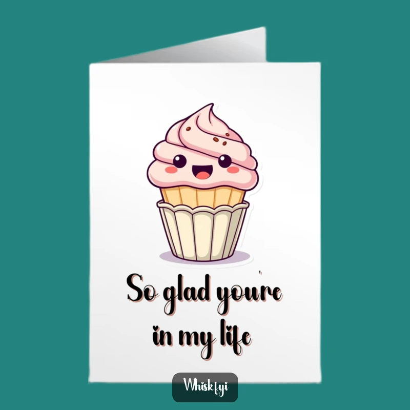 Thank You Kawaii Cupcake Card: Free Printable Appreciation with a Smile!