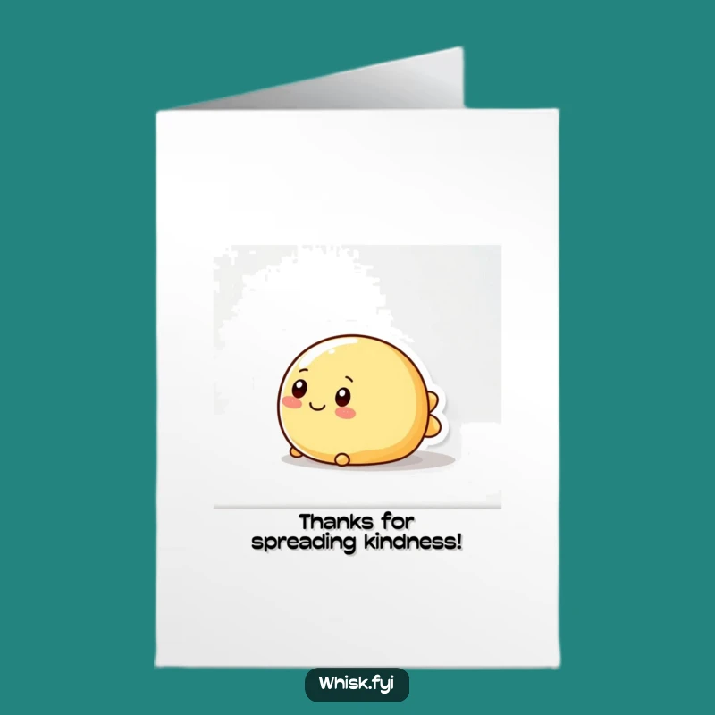 Free Printable Thank You Card: Wobbly Butter's Smooth Thanks - Downloadable