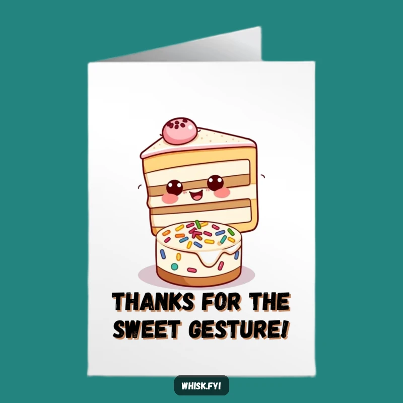 Free Printable Cake Decorator Thank You Card: Funny DIY Downloadable