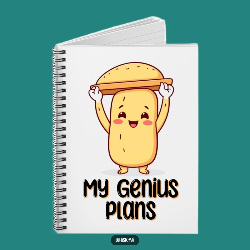 Funny Baguette Baker Notebook: Record Your Best Bakes