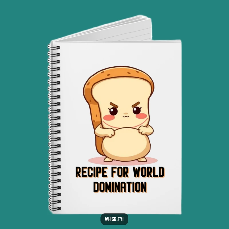 Funny Bread Loaf Notebook - Baker's Journal for Creative Ideas