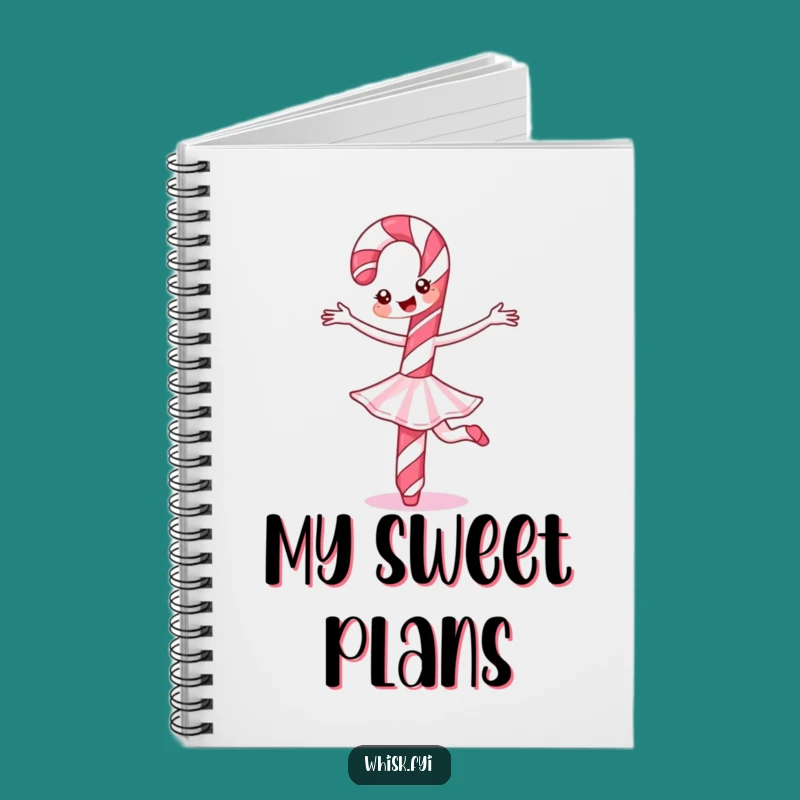 Funny Candy Cane Notebook: Jot Down Holiday Ideas, Perfect Gift!