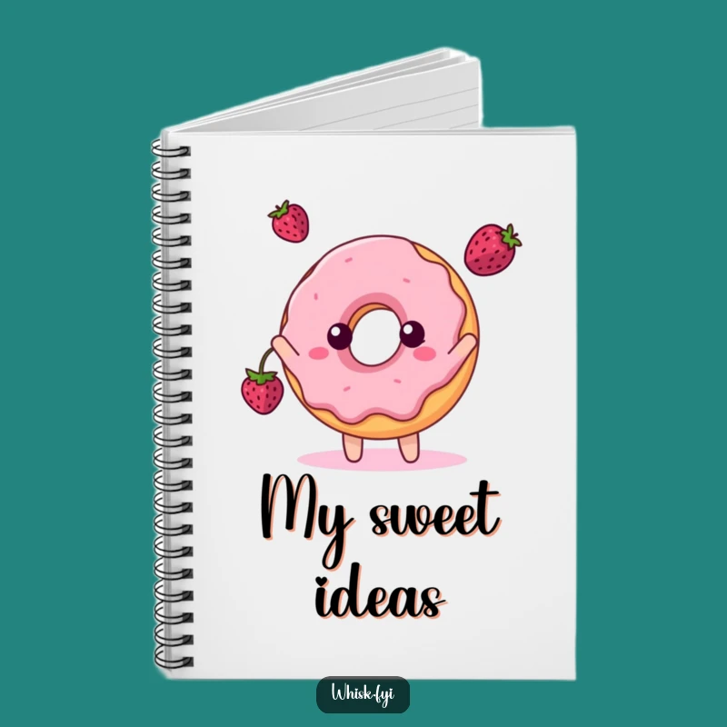 Funny Donut Berry Toss Notebook - Hilarious Journal for Sweet Ideas