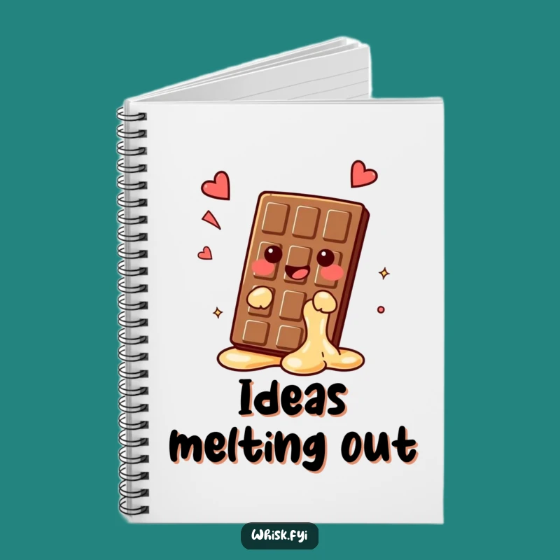 Funny Kawaii Chocolate Notebook: Sweet & Hilarious Journal for Ideas Gift