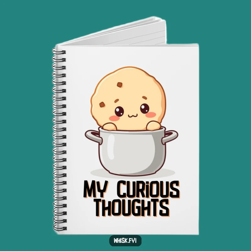 Funny Kawaii Cookie Notebook - Hilarious Journal for Curious Bakers