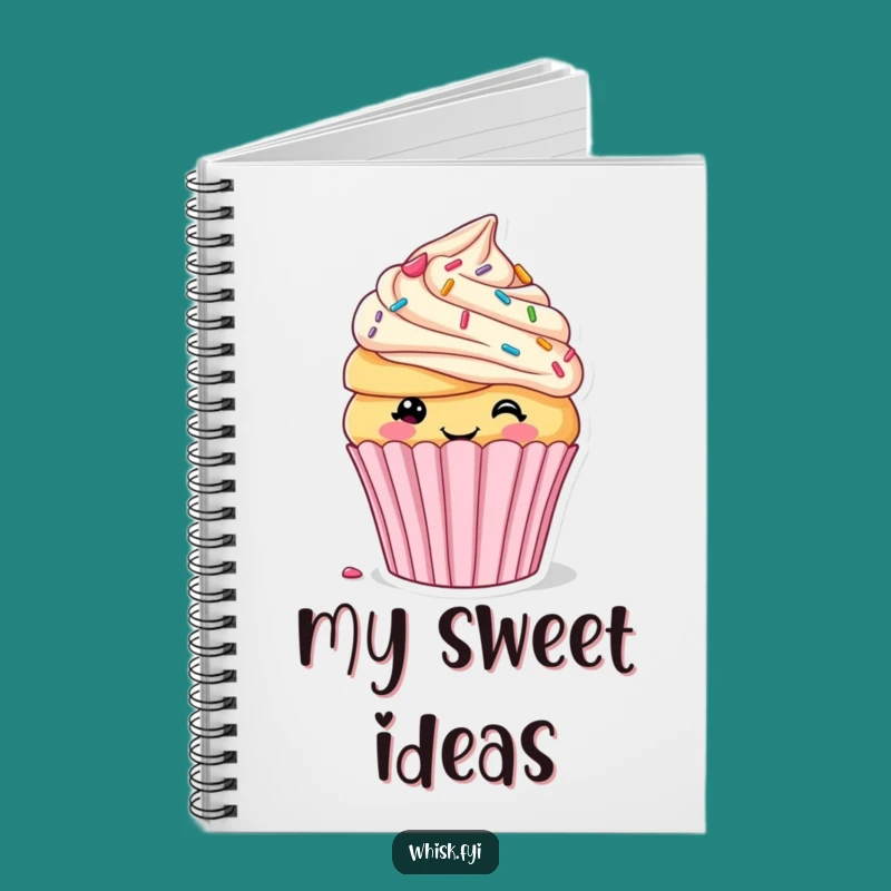 Funny Cupcake Decorating Notebook: Jot Down Sweet Ideas, Perfect Funny Gift for Planners