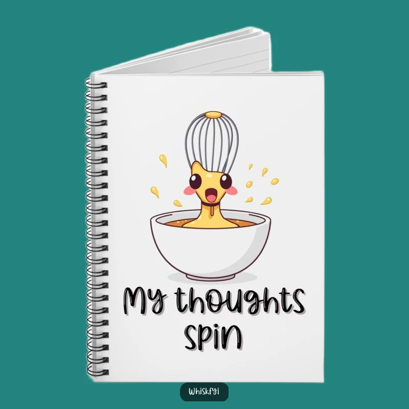 Funny Whisk Notebook: Jot Down Ideas in Kitchen Style, Perfect Gift!