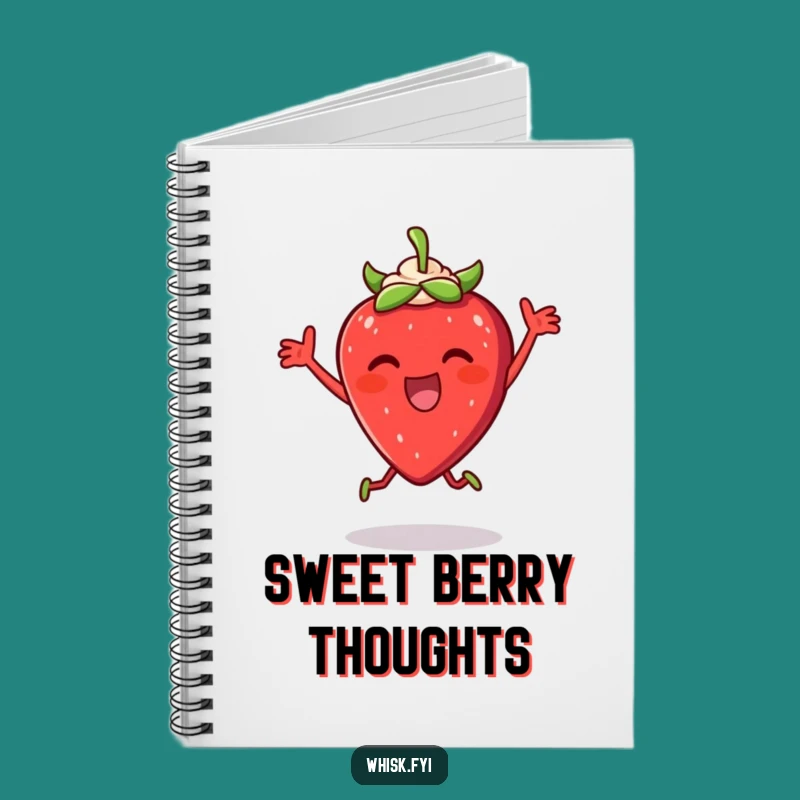 Funny Strawberry Dance Notebook - A Journal for Sweet Ideas and Smiles