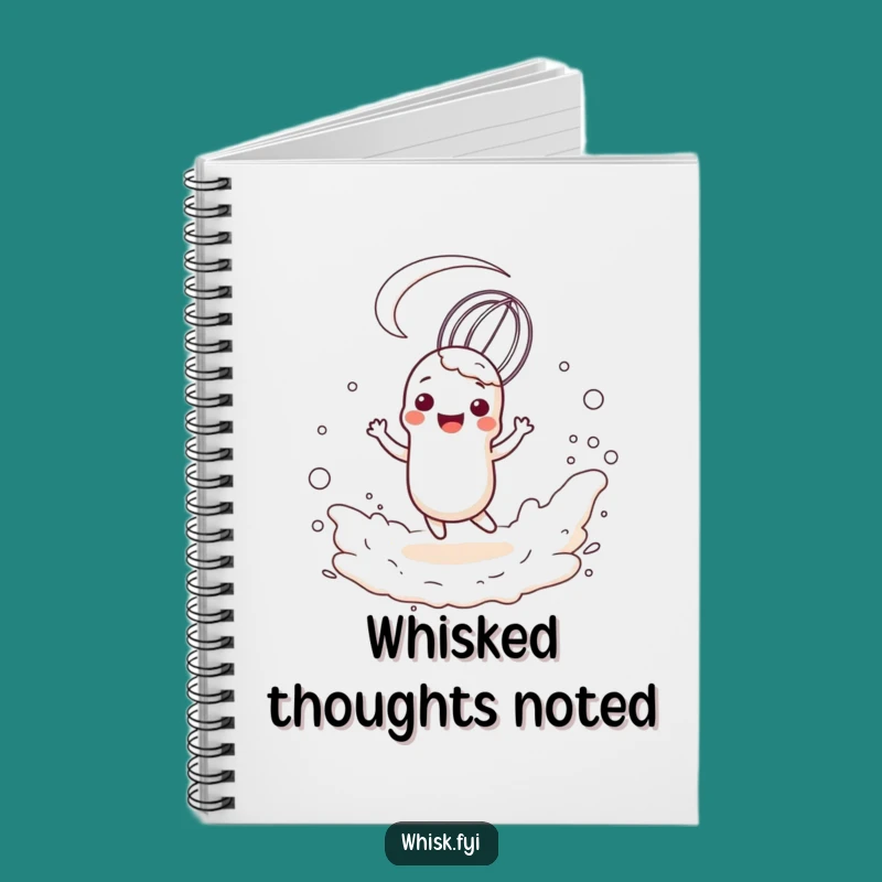 Funny Whisk Flour Dance Notebook: Chef Character Journal Gift