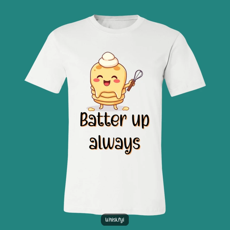 Funny Pancake Whisk T-Shirt: Flip Out with Hilarious Baking Fun