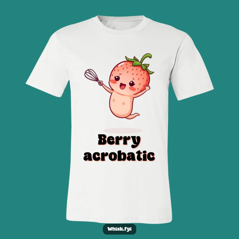 Funny Kawaii Strawberry T-Shirt: Energetic & Hilarious Baking Tee Gift