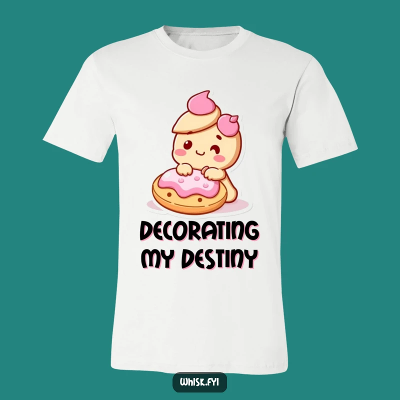 Funny Kawaii Cookie T-Shirt - Decorating Fun Humor Gift for Bakers
