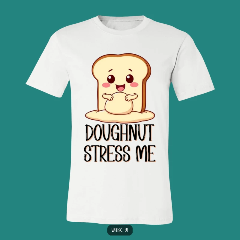 Funny Kawaii Bread T-Shirt - Enthusiastic Kneading Baker Tee