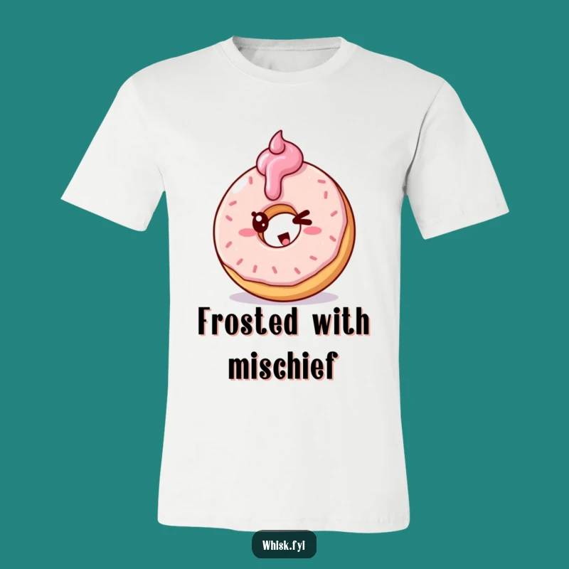 Funny Doughnut Frosting T-Shirt - Mischievous Pastry Apparel Gift