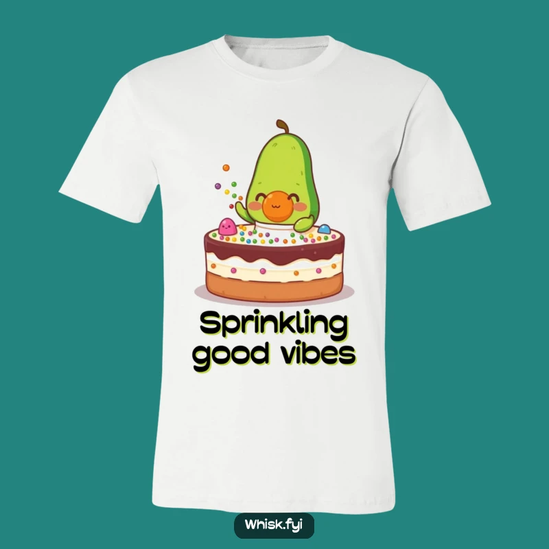 Funny Avocado Baker T-Shirt - Cake Decorating Tee, Great Funny Gift