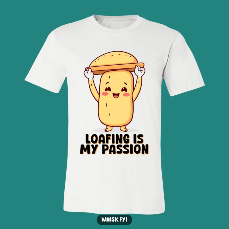 Funny Baguette Baker T-Shirt: Wear Your Bread Pride with Humorous Style