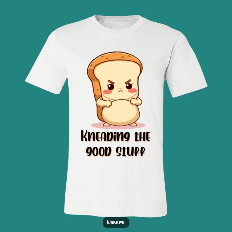 Funny Bread Loaf Kneading T-Shirt - Proud Baker Humor Tee