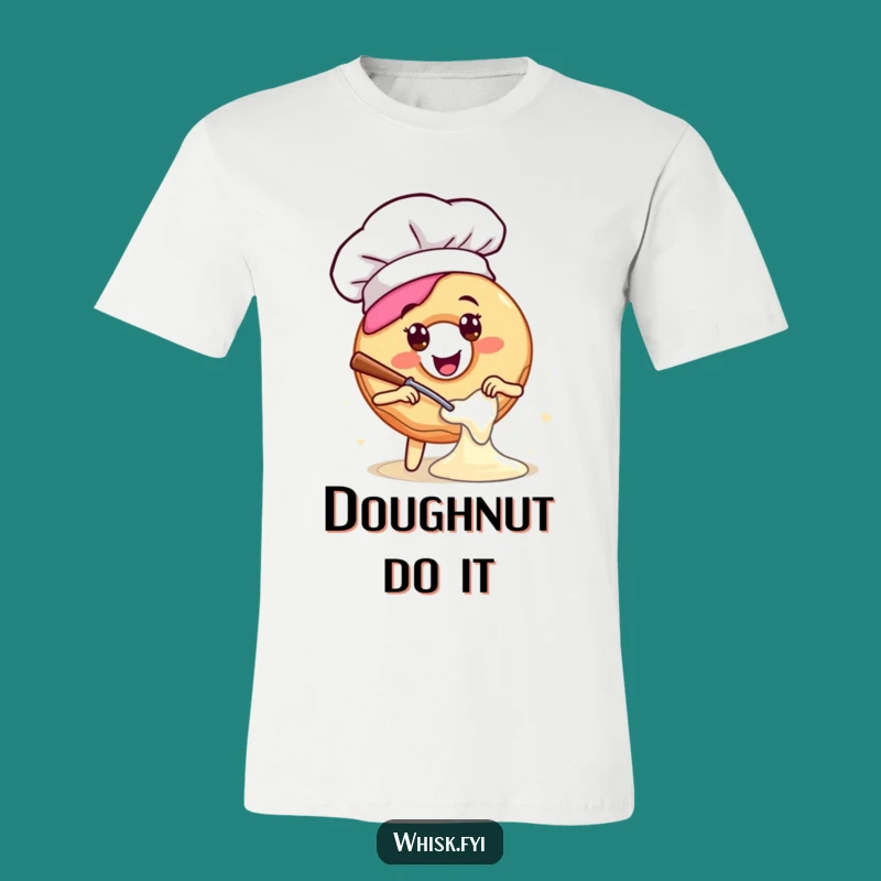 Funny Chef Donut T-Shirt: Enthusiastic Baker Apparel, Ideal Funny Gift for Foodies