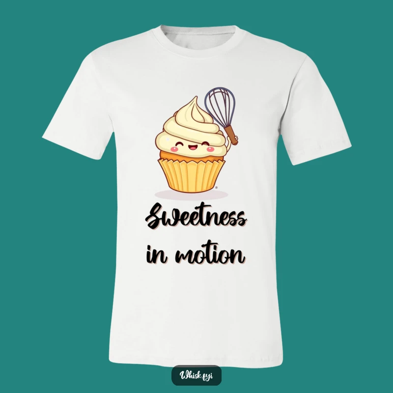 Funny Cupcake T-Shirt: Cheerful baker, a delicious and funny gift for bakers.