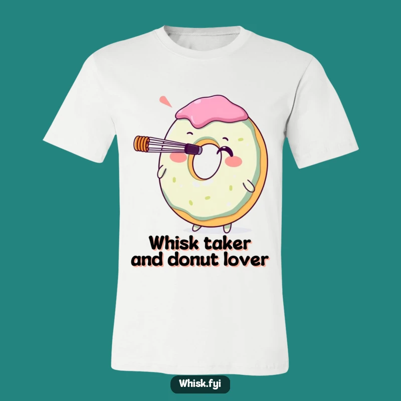 Funny Donut Whisk Nose Balance T-Shirt: Wear Your Baking Passion with Delightful Humor