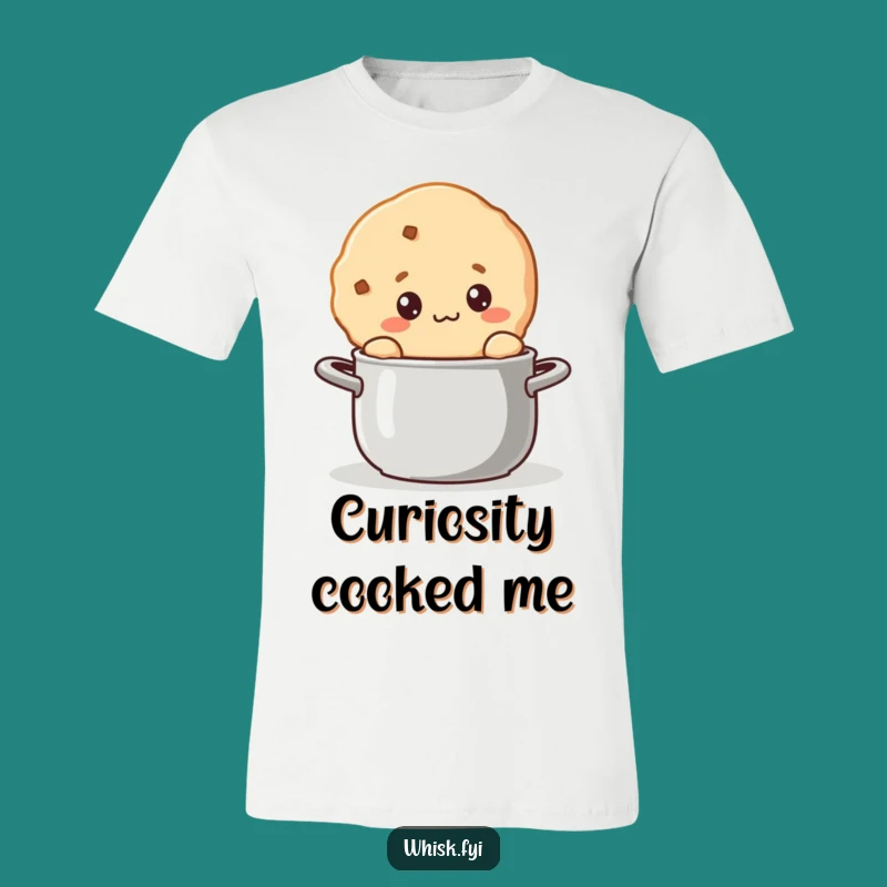 Funny Kawaii Cookie Stirring T-Shirt - Hilarious Curious Baker Tee