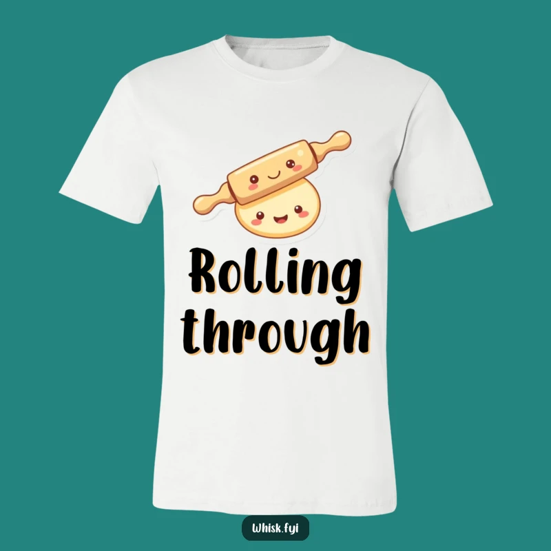 Funny Kawaii Rolling Pin T-Shirt: Hilarious Baking Tee, Perfect Gift for Bakers