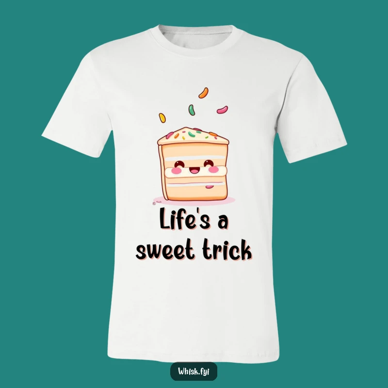 Funny Cake Juggling T-Shirt: Hilarious Dessert Tee for Sweet Occasions