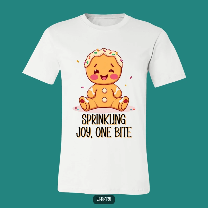 Funny Gingerbread Decorating T-Shirt - Joyful Baker Tee, Hilarious Holiday Outfit