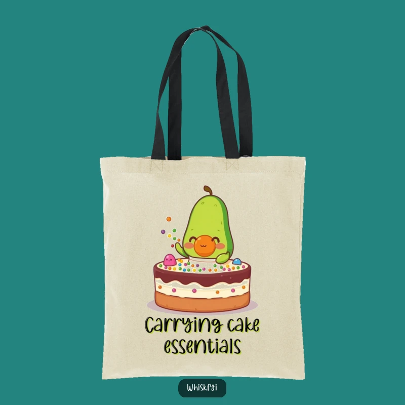 Funny Avocado Baker Tote Bag - Cake Decorating Carry-all, Perfect Funny Gift