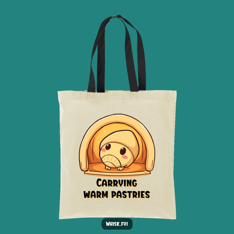 Funny Croissant Oven Tote Bag: Carry Your Bakery Dreams