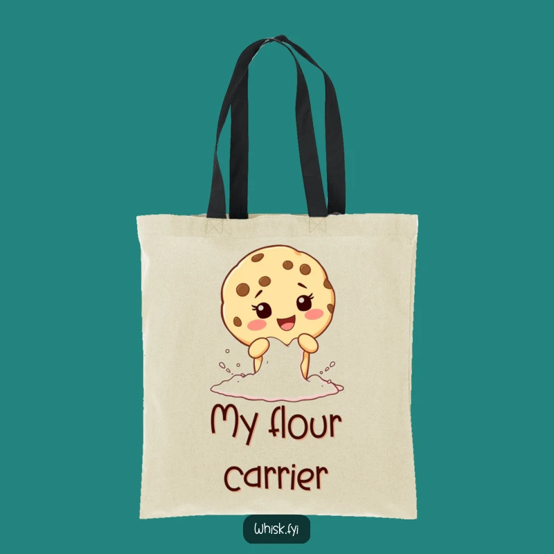 Funny Cookie Baker Tote Bag - Sweet & Practical Flour Carry-All Gift