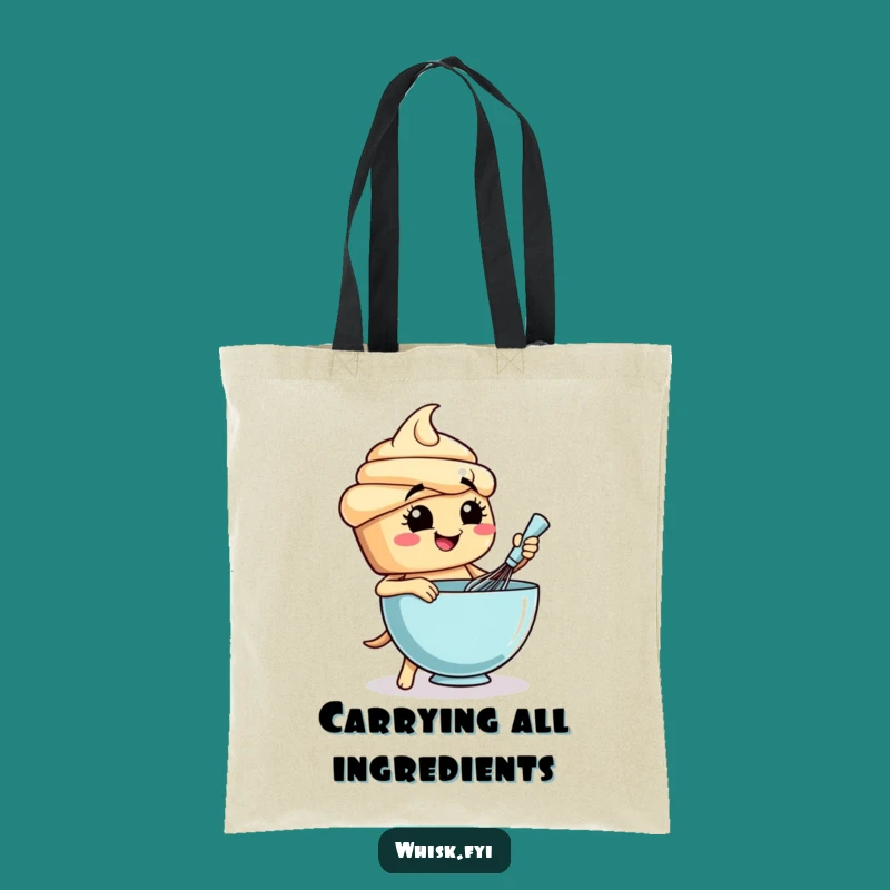 Funny Cupcake Baker Tote Bag - Hilarious and Practical Gift for Bakers