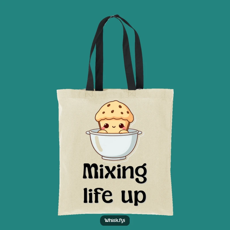 Funny Curious Muffin Tote Bag - A Humorous Baker's Shopping Companion