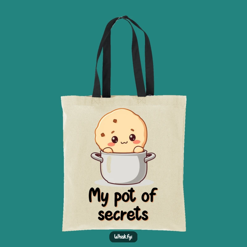 Funny Kawaii Cookie Tote Bag - Hilarious and Practical Gift for Bakers
